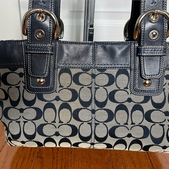 Coach shoulder bag navy - Picture 8 of 9